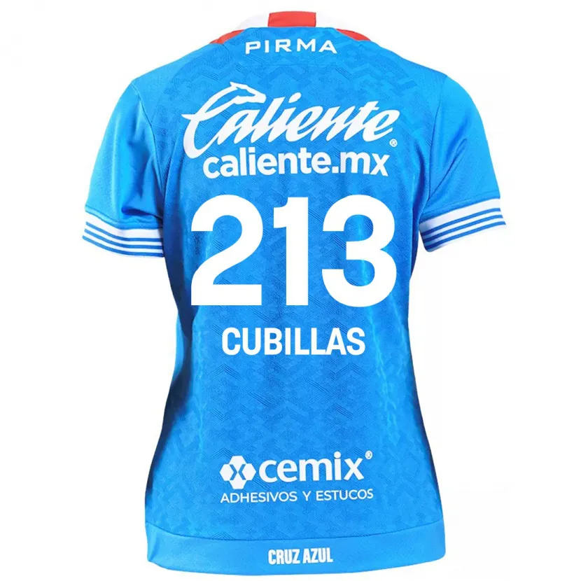 Danxen Kinderen Andre Cubillas #213 Hemelsblauw Thuisshirt Thuistenue 2024/25 T-Shirt