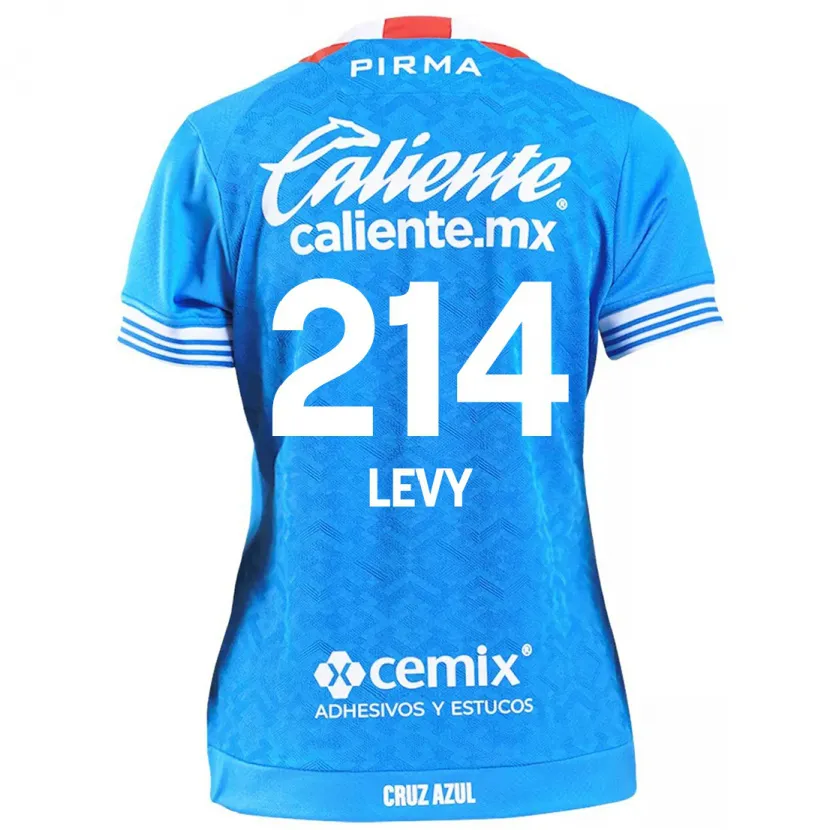 Danxen Kinderen Mateo Levy #214 Hemelsblauw Thuisshirt Thuistenue 2024/25 T-Shirt