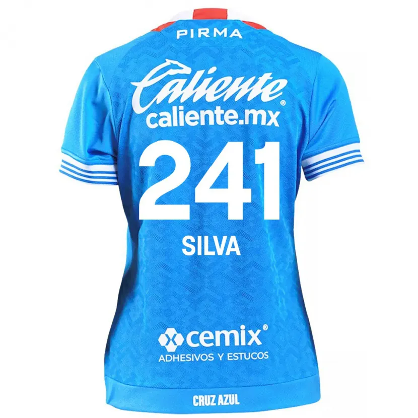 Danxen Kinderen Iván Silva #241 Hemelsblauw Thuisshirt Thuistenue 2024/25 T-Shirt