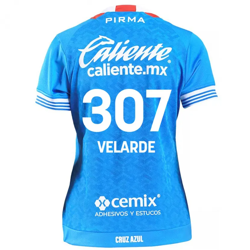 Danxen Kinderen Juan Velarde #307 Hemelsblauw Thuisshirt Thuistenue 2024/25 T-Shirt