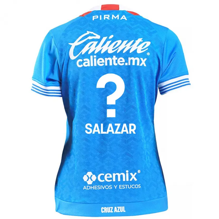 Danxen Kinderen Fernando Salazar #0 Hemelsblauw Thuisshirt Thuistenue 2024/25 T-Shirt