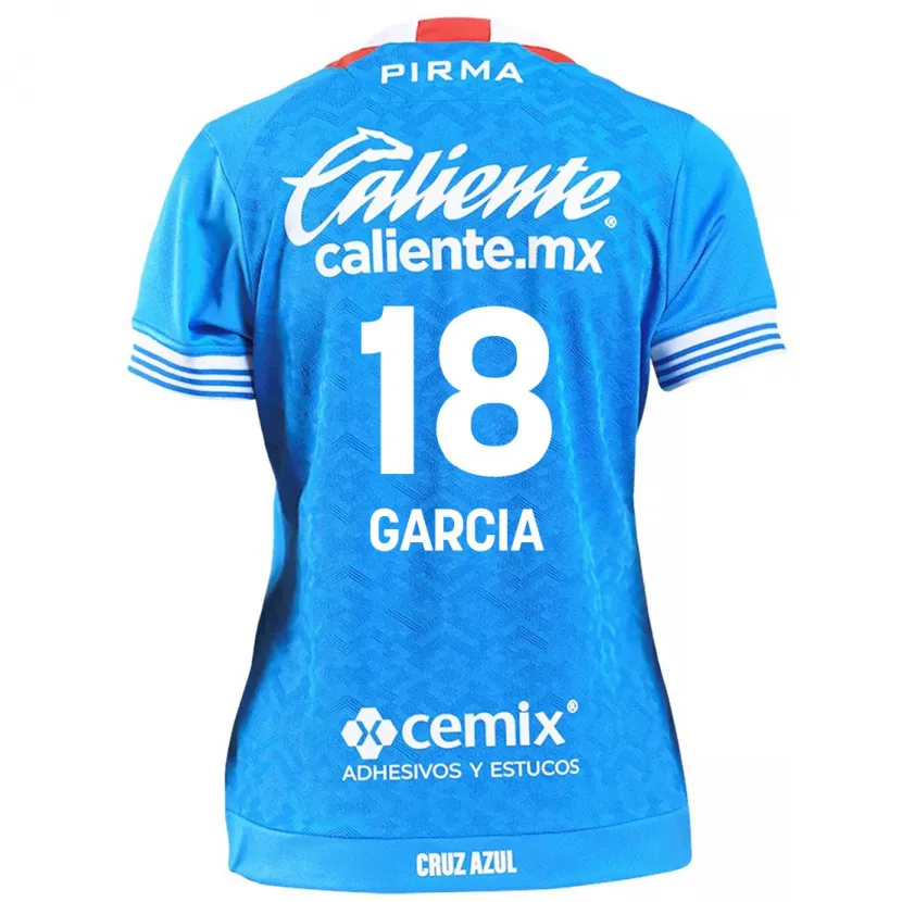 Danxen Kinderen Diana Garcia #18 Hemelsblauw Thuisshirt Thuistenue 2024/25 T-Shirt