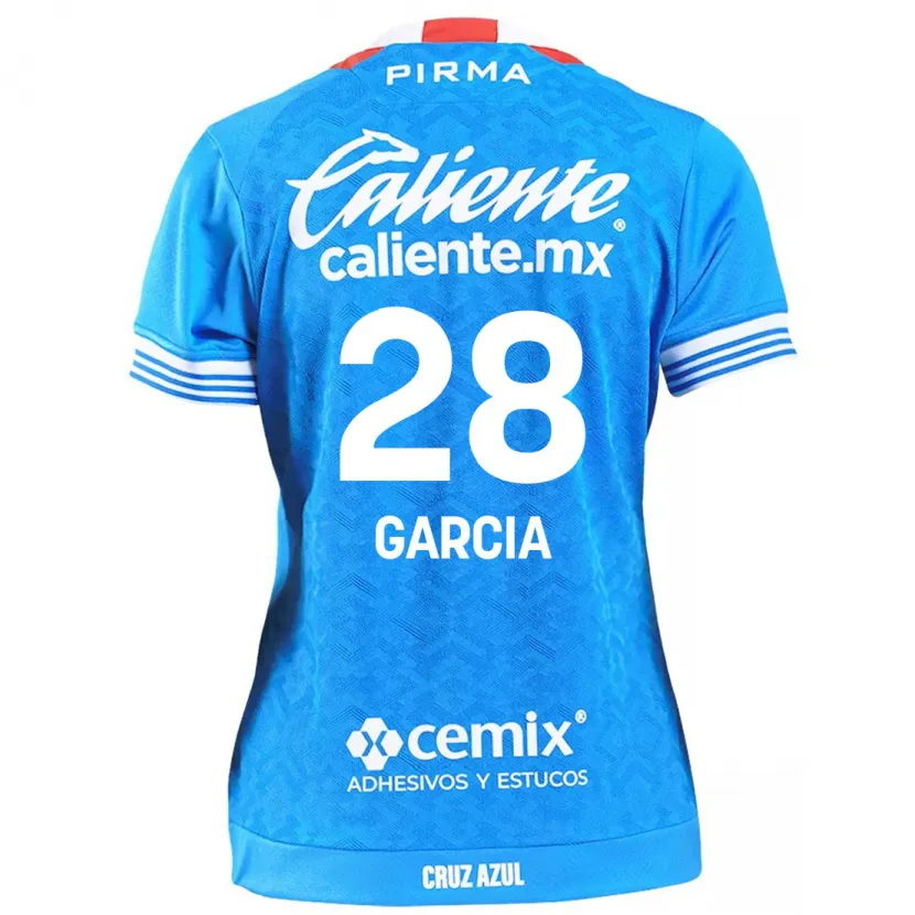 Danxen Kinderen Ana Garcia #28 Hemelsblauw Thuisshirt Thuistenue 2024/25 T-Shirt