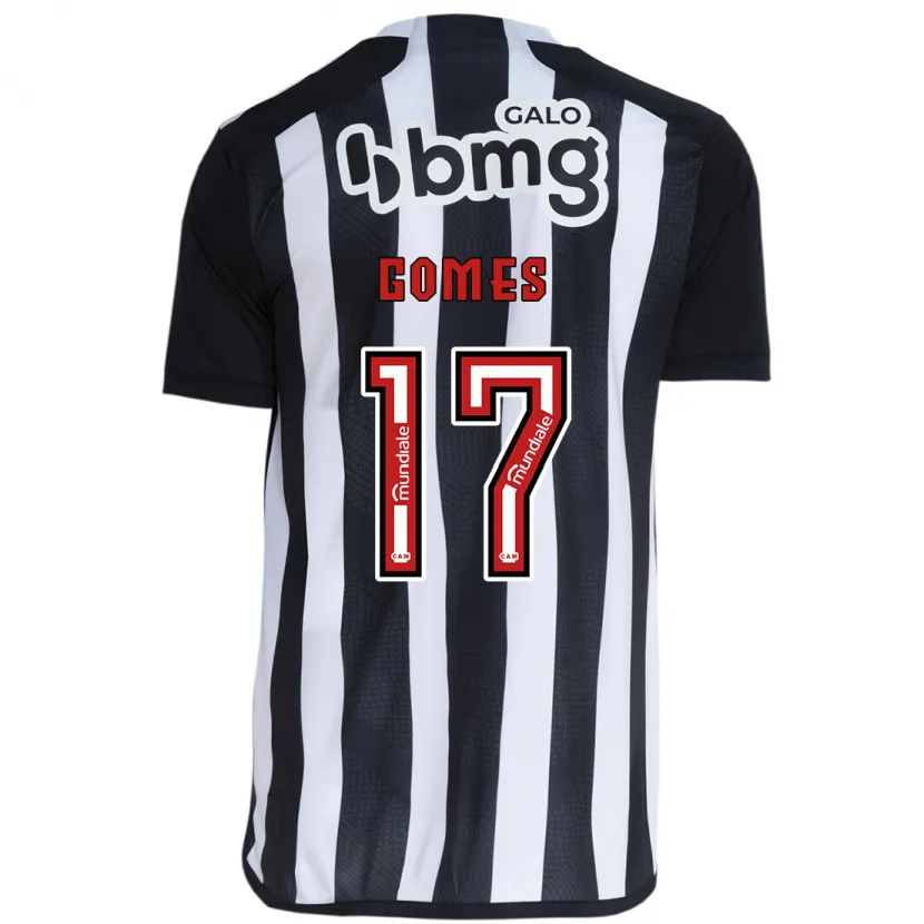 Danxen Kinderen Igor Gomes #17 Wit Zwart Thuisshirt Thuistenue 2024/25 T-Shirt