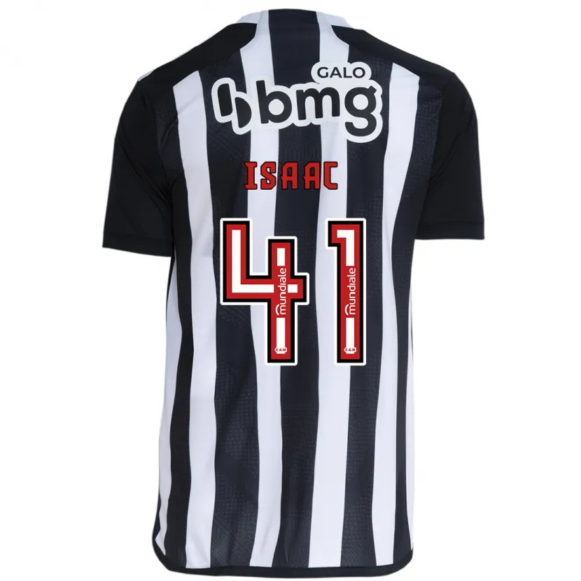 Danxen Kinderen Isaac #41 Wit Zwart Thuisshirt Thuistenue 2024/25 T-Shirt