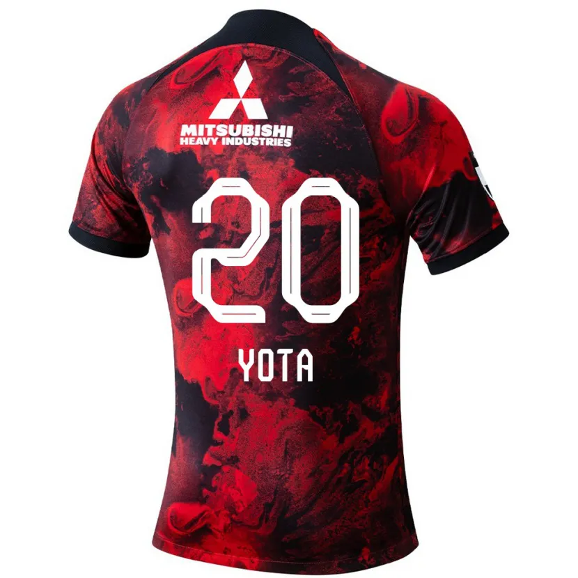 Danxen Kinderen Yota Sato #20 Rood Zwart Thuisshirt Thuistenue 2024/25 T-Shirt