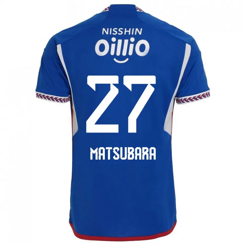 Danxen Kinderen Ken Matsubara #27 Blauw Wit Rood Thuisshirt Thuistenue 2024/25 T-Shirt