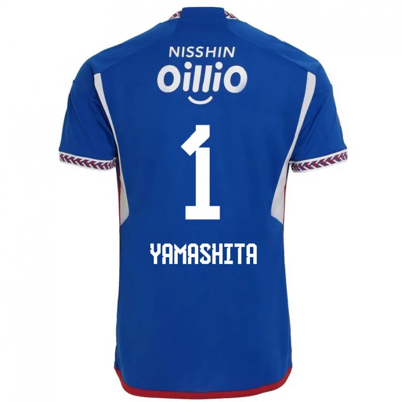 Danxen Kinderen Shoma Yamashita #1 Blauw Wit Rood Thuisshirt Thuistenue 2024/25 T-Shirt