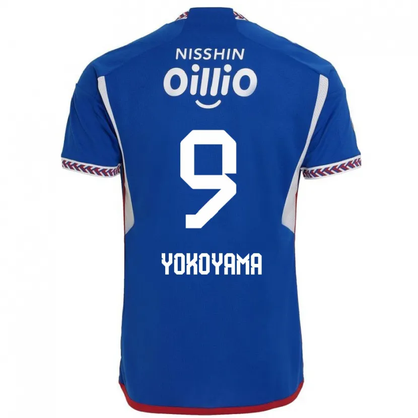 Danxen Kinderen Shunsuke Yokoyama #9 Blauw Wit Rood Thuisshirt Thuistenue 2024/25 T-Shirt