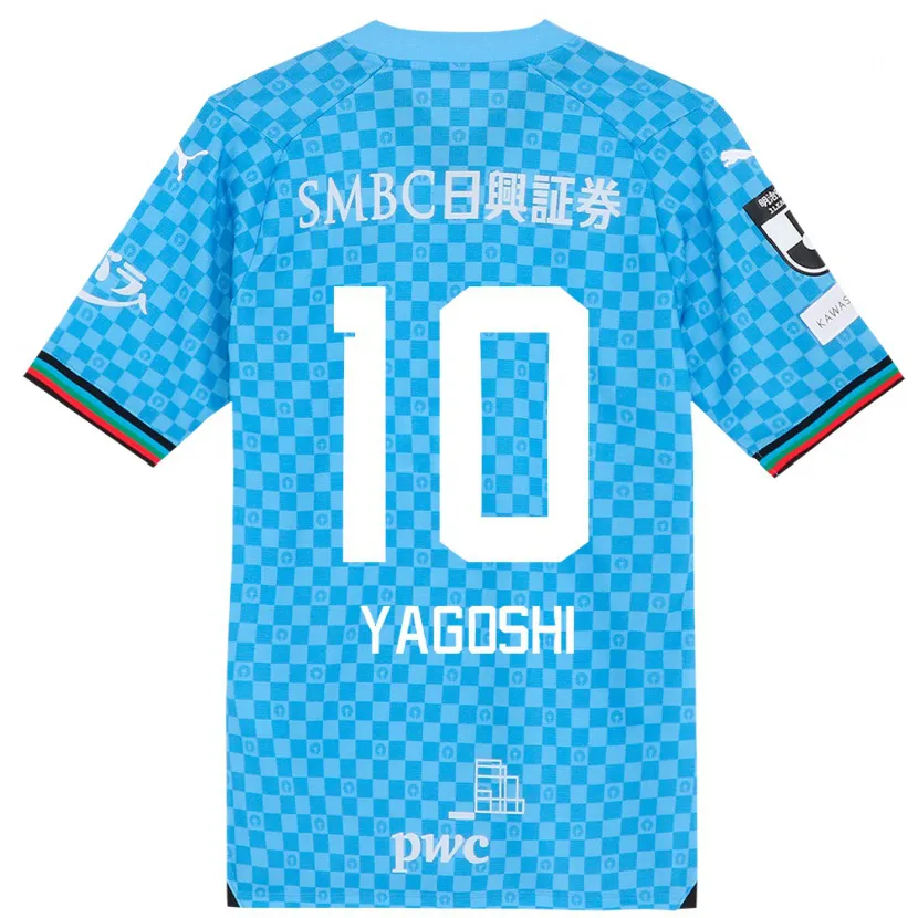 Danxen Kinderen Mikito Yagoshi #10 Azuur Blauw Thuisshirt Thuistenue 2024/25 T-Shirt