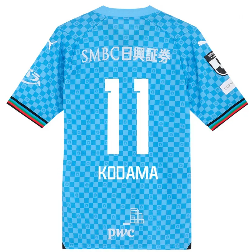 Danxen Kinderen Shotaro Kodama #11 Azuur Blauw Thuisshirt Thuistenue 2024/25 T-Shirt