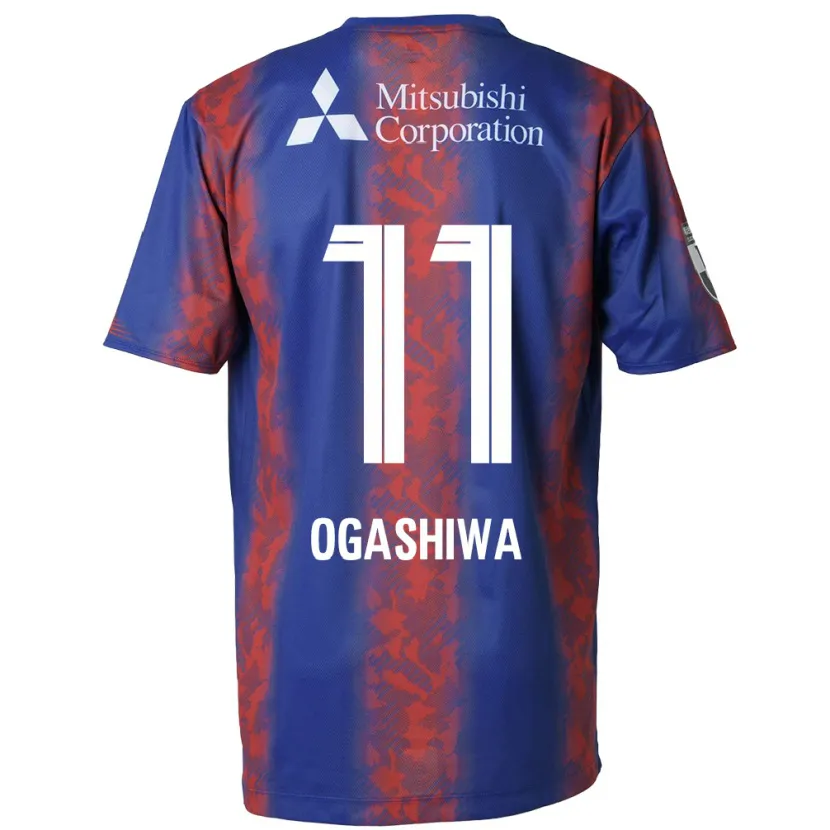 Danxen Kinderen Tsuyoshi Ogashiwa #11 Blauw Rood Thuisshirt Thuistenue 2024/25 T-Shirt