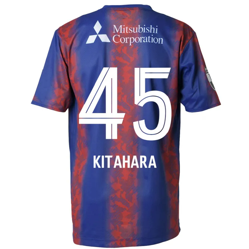 Danxen Kinderen Maki Kitahara #45 Blauw Rood Thuisshirt Thuistenue 2024/25 T-Shirt