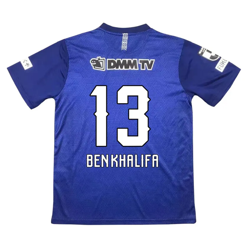 Danxen Kinderen Nassim Ben Khalifa #13 Donkerblauw Thuisshirt Thuistenue 2024/25 T-Shirt