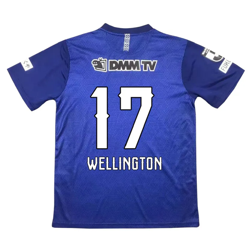 Danxen Kinderen Wellington #17 Donkerblauw Thuisshirt Thuistenue 2024/25 T-Shirt