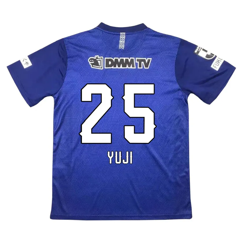 Danxen Kinderen Yuji Kitajima #25 Donkerblauw Thuisshirt Thuistenue 2024/25 T-Shirt