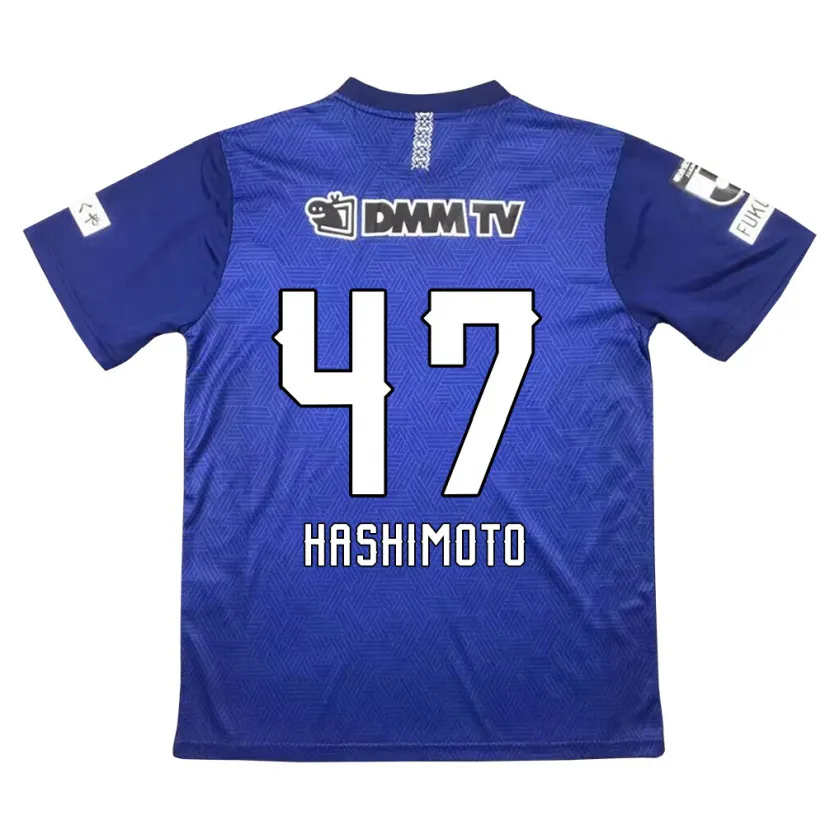 Danxen Kinderen Yu Hashimoto #47 Donkerblauw Thuisshirt Thuistenue 2024/25 T-Shirt