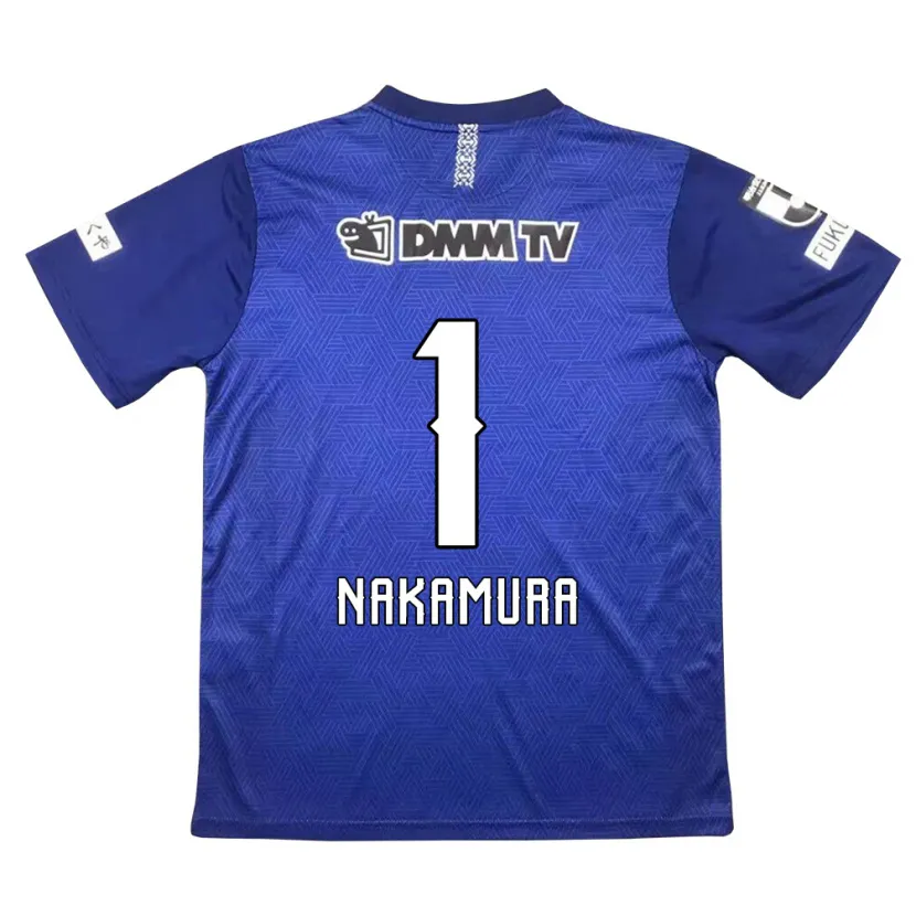 Danxen Kinderen Seigo Nakamura #1 Donkerblauw Thuisshirt Thuistenue 2024/25 T-Shirt