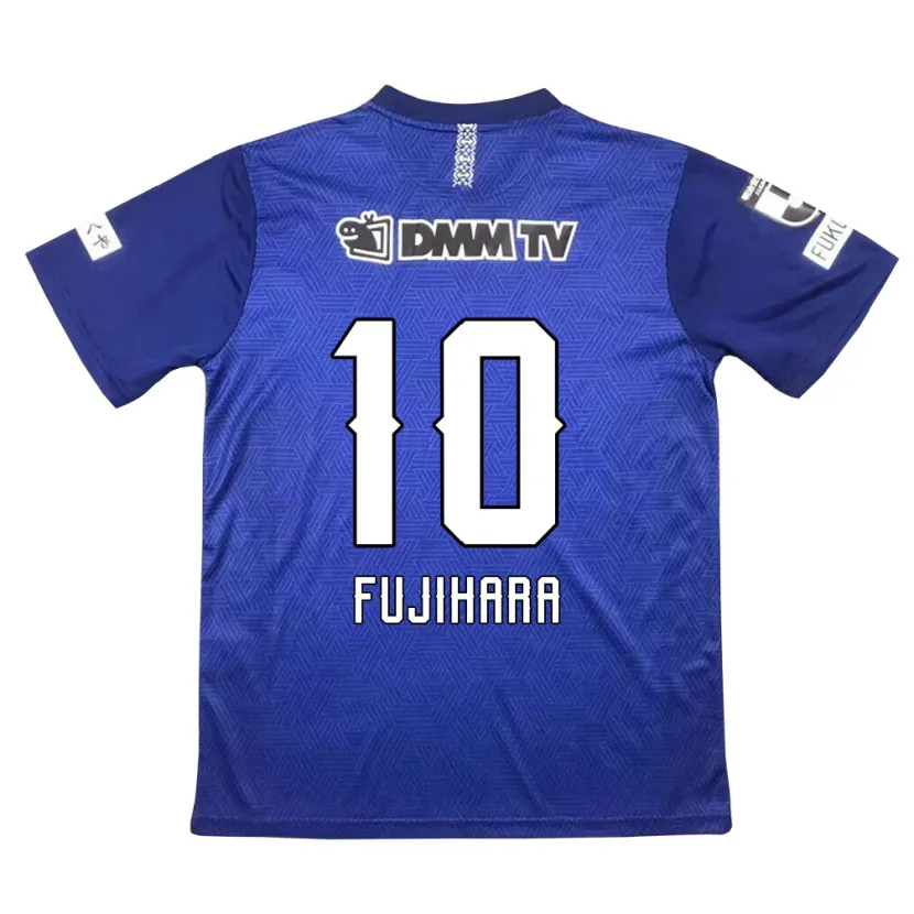 Danxen Kinderen Naoatsu Fujihara #10 Donkerblauw Thuisshirt Thuistenue 2024/25 T-Shirt