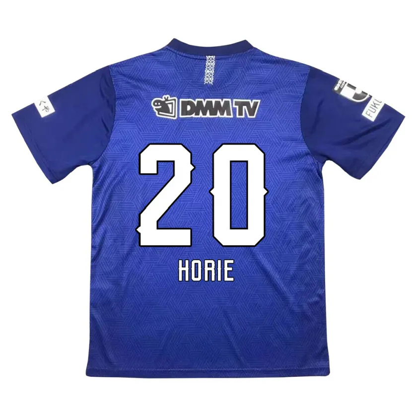 Danxen Kinderen Hibiki Horie #20 Donkerblauw Thuisshirt Thuistenue 2024/25 T-Shirt