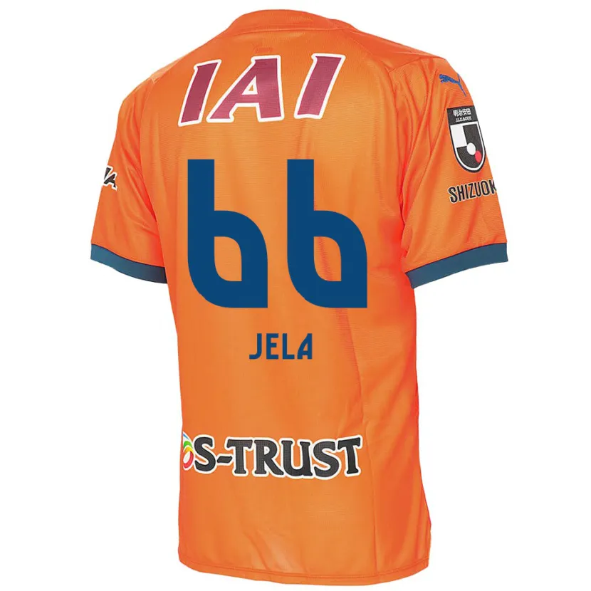 Danxen Kinderen Jelani Reshaun Sumiyoshi #66 Oranje Blauw Thuisshirt Thuistenue 2024/25 T-Shirt