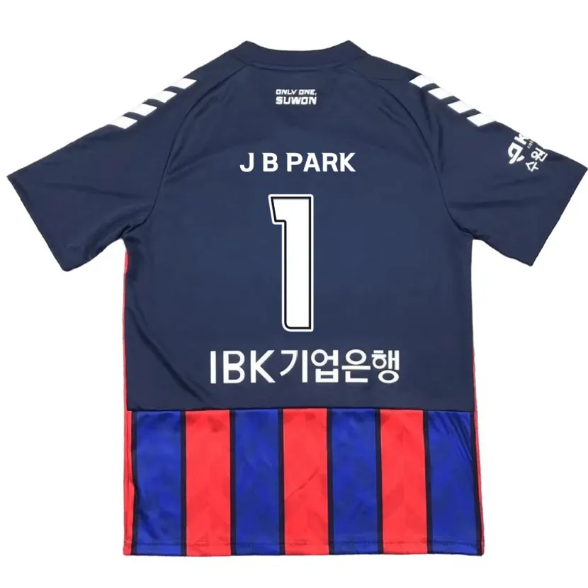 Danxen Kinderen Bae-Jong Park #1 Blauw Rood Thuisshirt Thuistenue 2024/25 T-Shirt