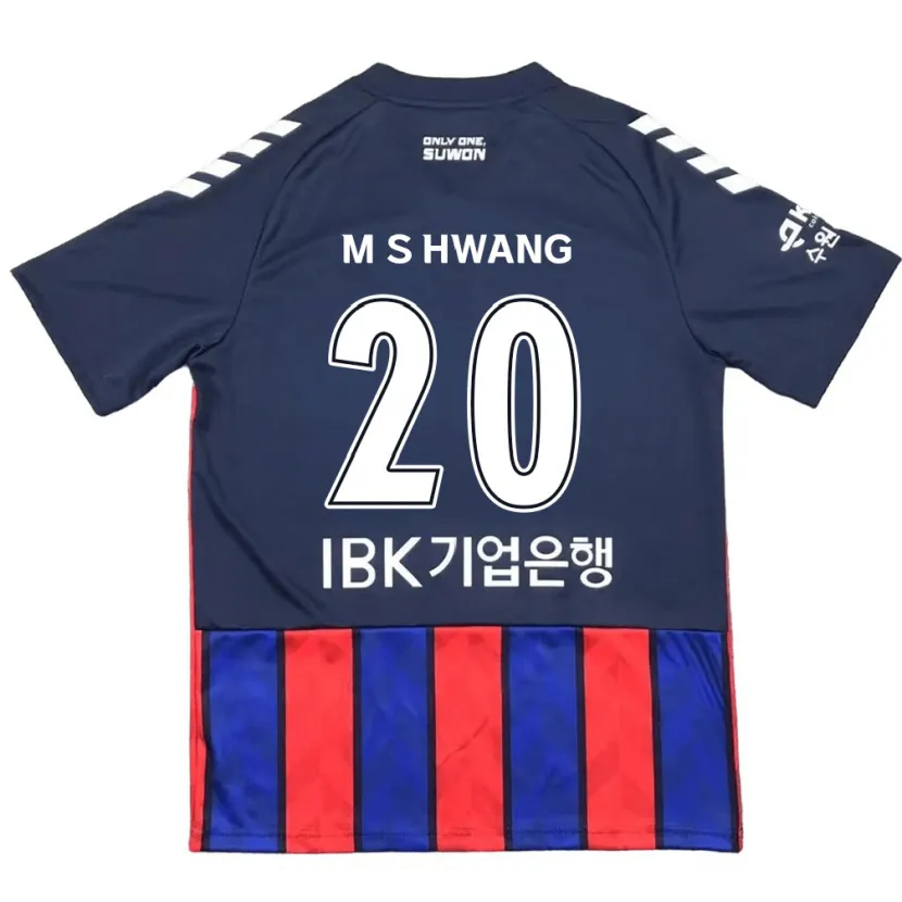 Danxen Kinderen Soon-Min Hwang #20 Blauw Rood Thuisshirt Thuistenue 2024/25 T-Shirt