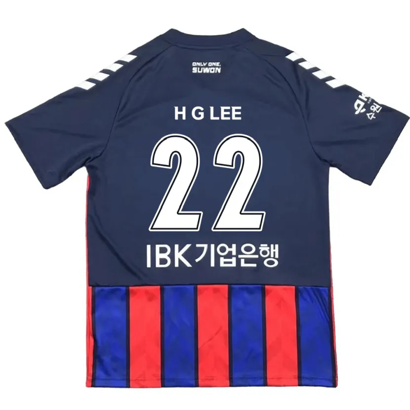 Danxen Kinderen Gwang-Hyeok Lee #22 Blauw Rood Thuisshirt Thuistenue 2024/25 T-Shirt