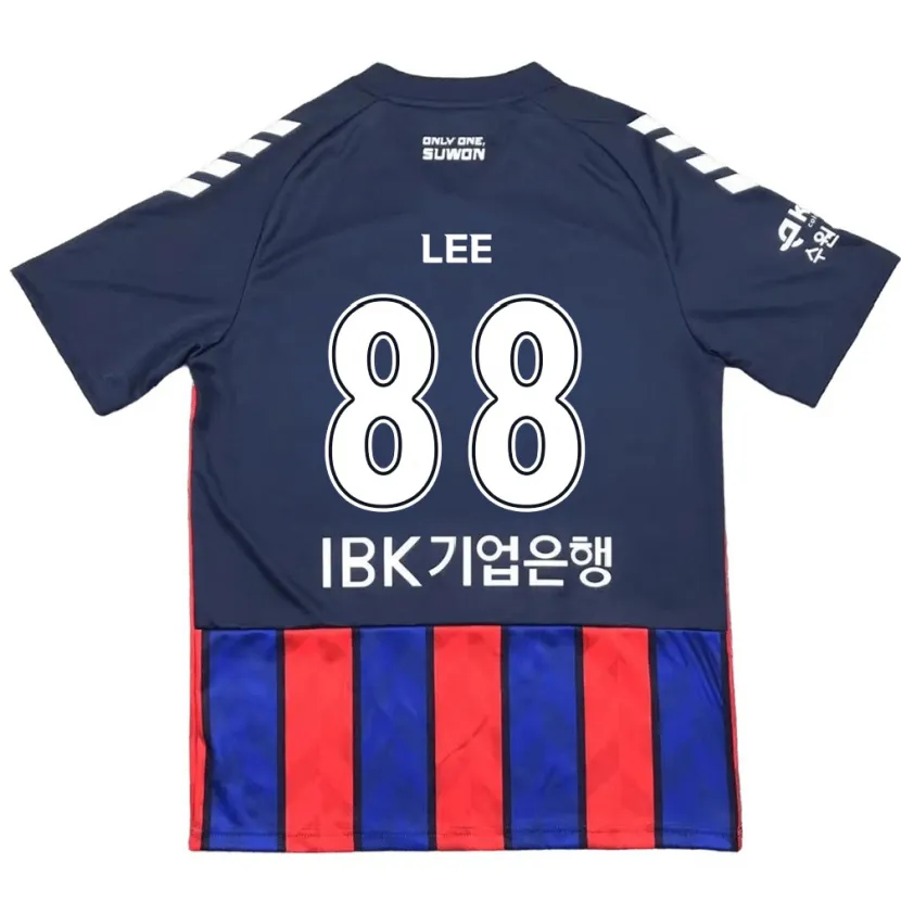 Danxen Kinderen Yong Lee #88 Blauw Rood Thuisshirt Thuistenue 2024/25 T-Shirt