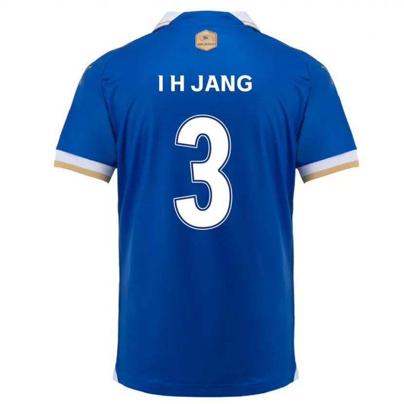 Danxen Kinderen Ho-Ik Jang #3 Blauw Wit Thuisshirt Thuistenue 2024/25 T-Shirt