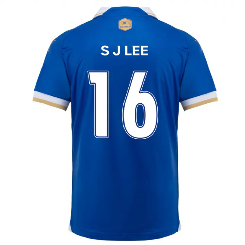 Danxen Kinderen Jong-Sung Lee #16 Blauw Wit Thuisshirt Thuistenue 2024/25 T-Shirt