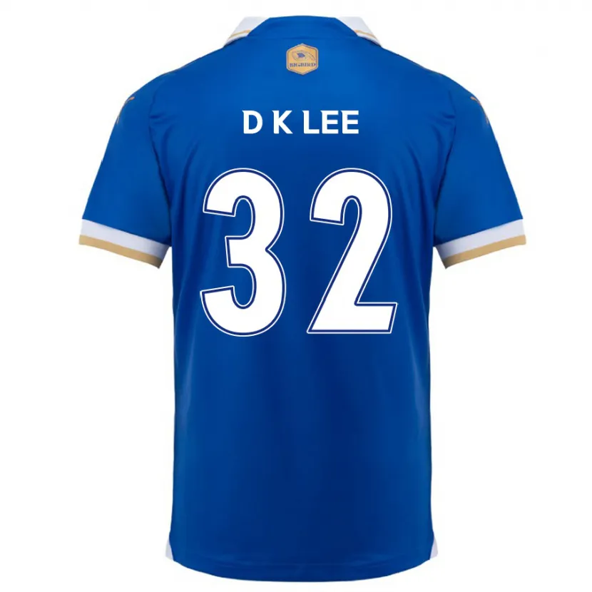 Danxen Kinderen Kyu-Dong Lee #32 Blauw Wit Thuisshirt Thuistenue 2024/25 T-Shirt