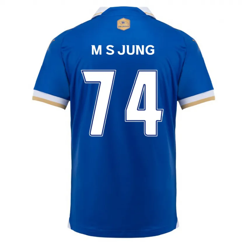 Danxen Kinderen Sung-Min Jung #74 Blauw Wit Thuisshirt Thuistenue 2024/25 T-Shirt