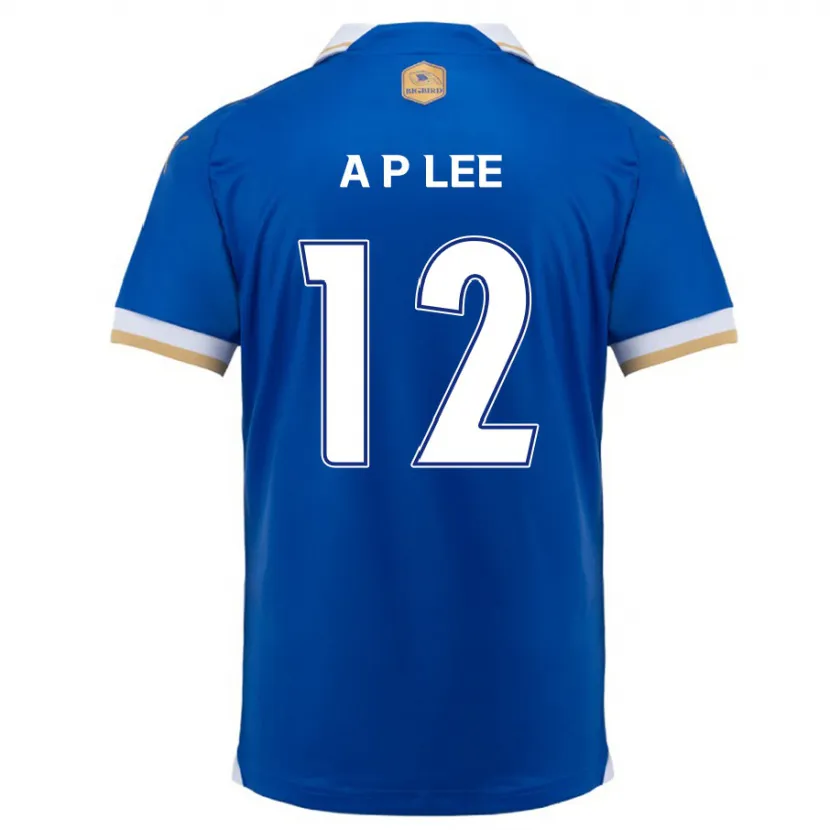 Danxen Kinderen Pyeong-An Lee #12 Blauw Wit Thuisshirt Thuistenue 2024/25 T-Shirt