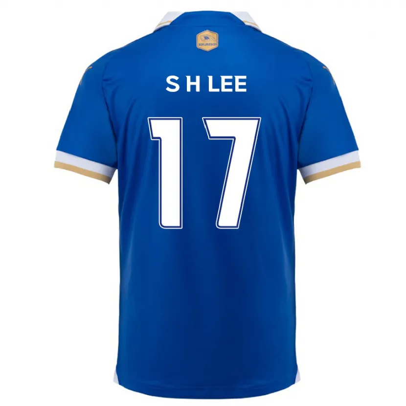 Danxen Kinderen Hyun-Seo Lee #17 Blauw Wit Thuisshirt Thuistenue 2024/25 T-Shirt