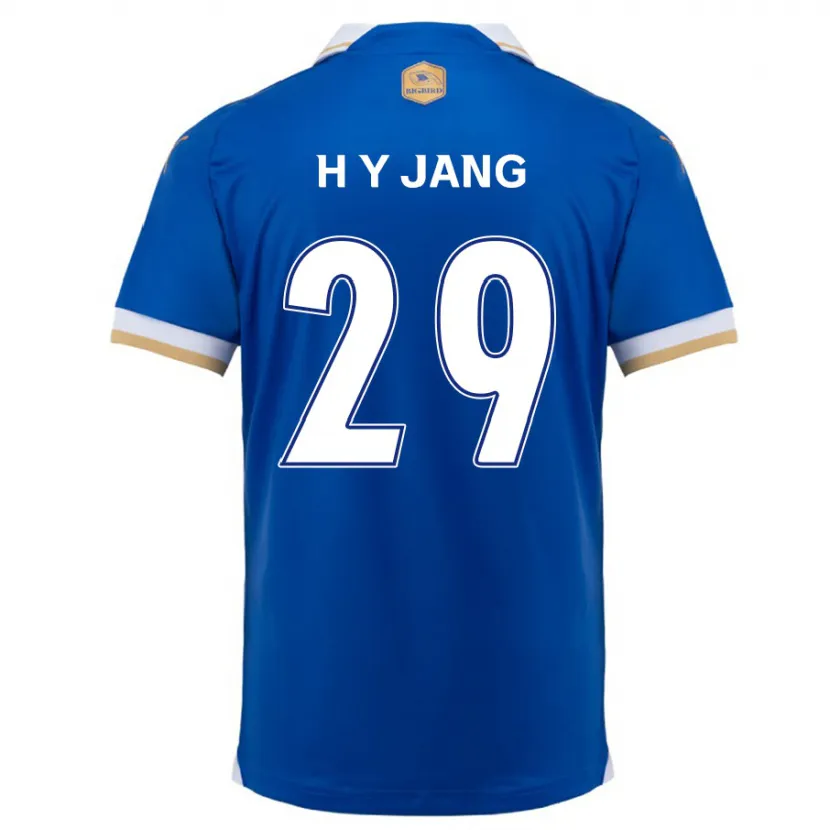 Danxen Kinderen Yo-Han Jang #29 Blauw Wit Thuisshirt Thuistenue 2024/25 T-Shirt