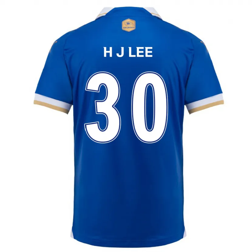 Danxen Kinderen Ji-Ho Lee #30 Blauw Wit Thuisshirt Thuistenue 2024/25 T-Shirt