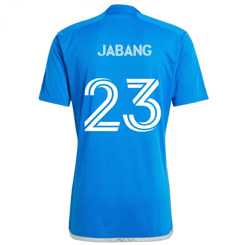 Danxen Kinderen Ousman Jabang #23 Blauw Wit Thuisshirt Thuistenue 2024/25 T-Shirt