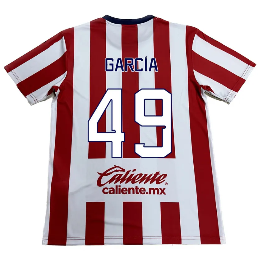 Danxen Kinderen Gilberto García #49 Rood Wit Thuisshirt Thuistenue 2024/25 T-Shirt