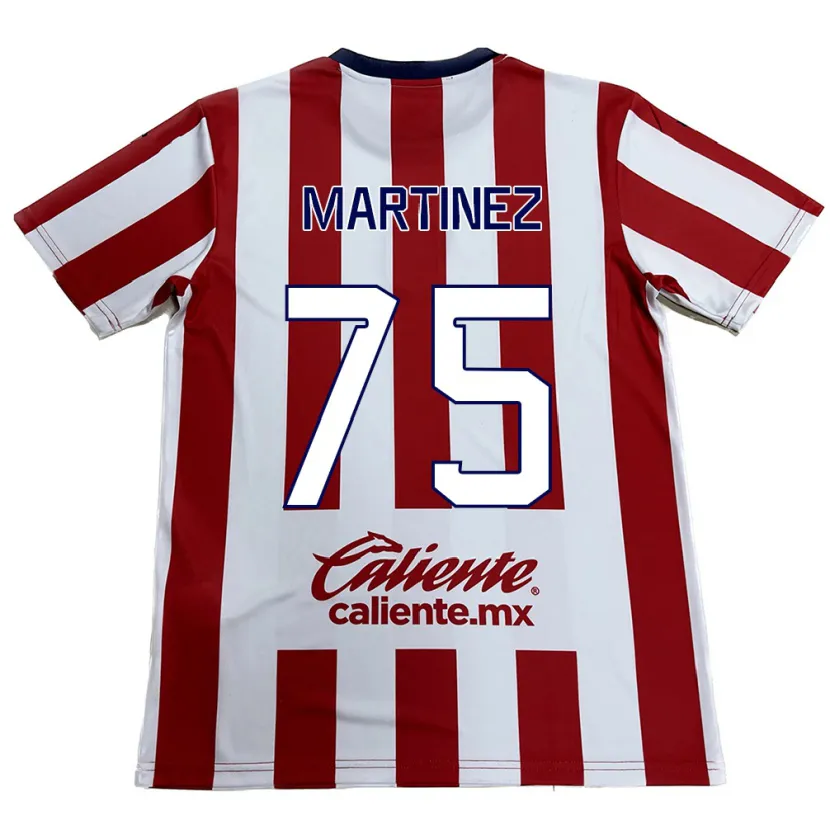 Danxen Kinderen Isaac Martínez #75 Rood Wit Thuisshirt Thuistenue 2024/25 T-Shirt