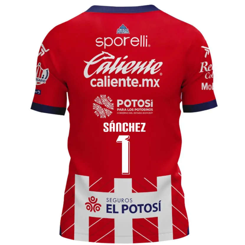 Danxen Kinderen Andrés Sánchez #1 Rood Wit Thuisshirt Thuistenue 2024/25 T-Shirt