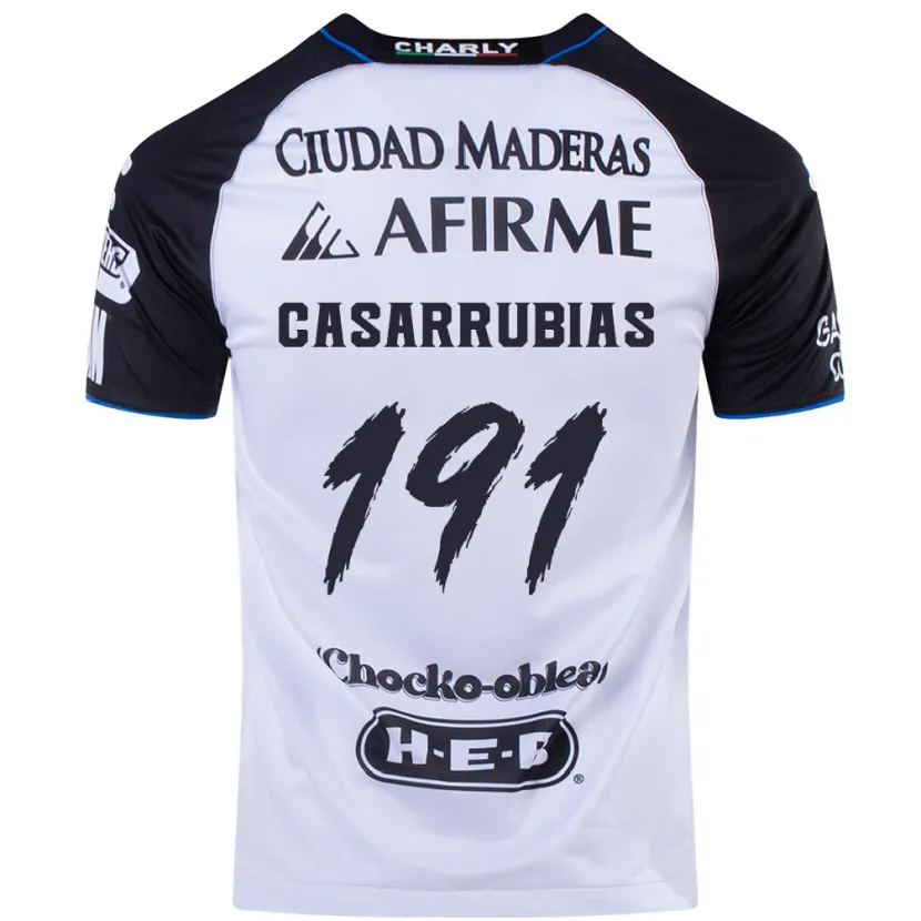 Danxen Kinderen Aaron Casarrubias #191 Zwart Blauw Thuisshirt Thuistenue 2024/25 T-Shirt