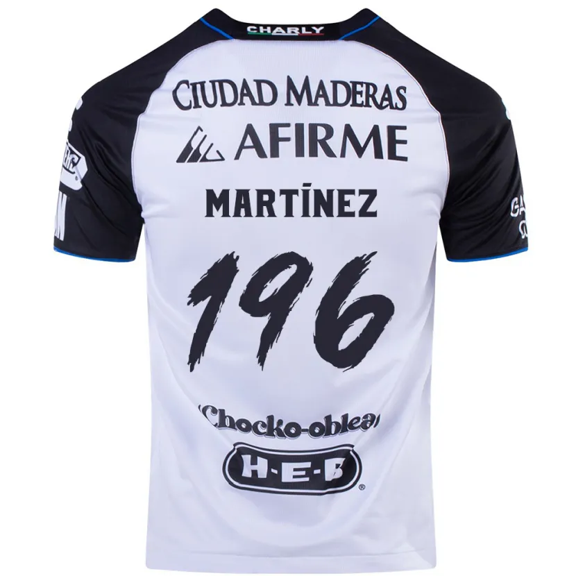 Danxen Kinderen Diego Martínez #196 Zwart Blauw Thuisshirt Thuistenue 2024/25 T-Shirt