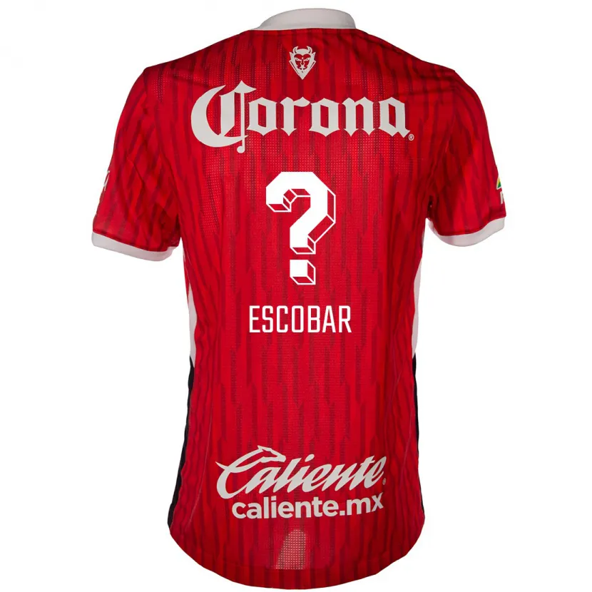 Danxen Kinderen Juan Escobar #0 Rood Wit Thuisshirt Thuistenue 2024/25 T-Shirt