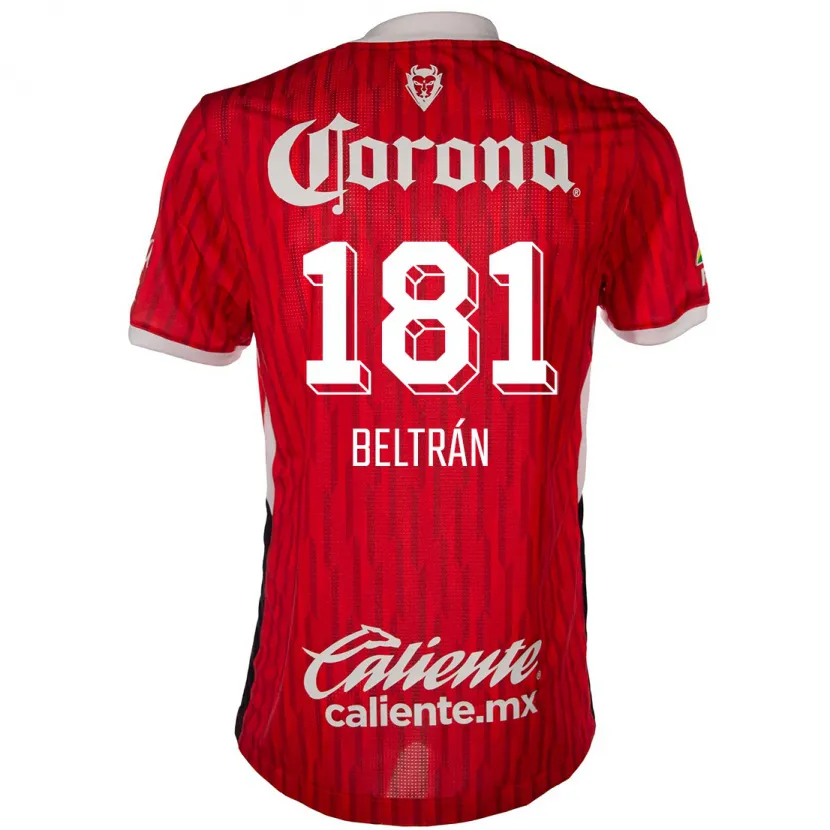 Danxen Kinderen Ronaldo Beltrán #181 Rood Wit Thuisshirt Thuistenue 2024/25 T-Shirt