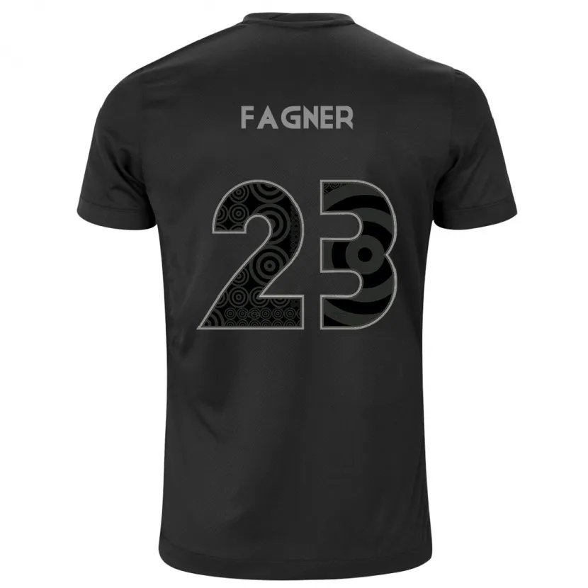 Danxen Kinderen Fagner #23 Zwart Uitshirt Uittenue 2024/25 T-Shirt