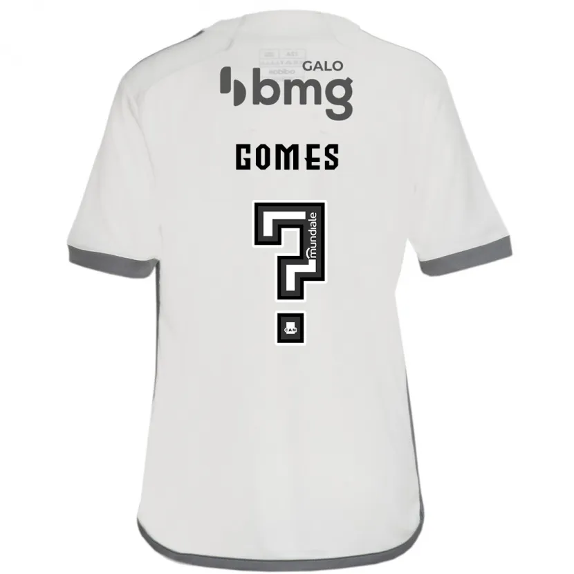 Danxen Kinderen Fábio Gomes #0 Gebroken Wit Uitshirt Uittenue 2024/25 T-Shirt