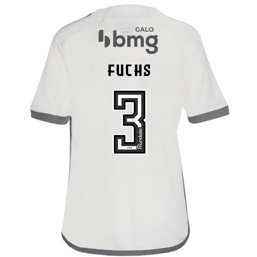 Danxen Kinderen Bruno Fuchs #3 Gebroken Wit Uitshirt Uittenue 2024/25 T-Shirt