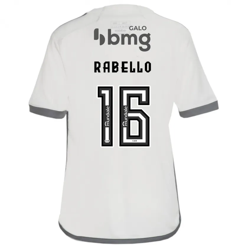 Danxen Kinderen Igor Rabello #16 Gebroken Wit Uitshirt Uittenue 2024/25 T-Shirt