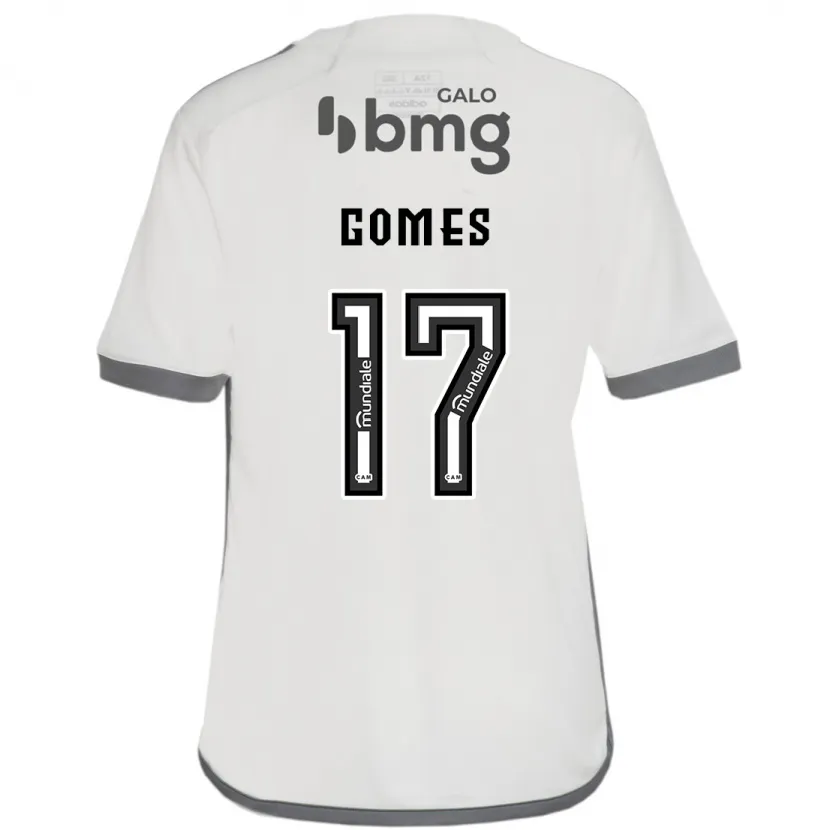 Danxen Kinderen Igor Gomes #17 Gebroken Wit Uitshirt Uittenue 2024/25 T-Shirt